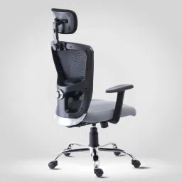 VIBE PRO High Back Ergonomic 2D Armrest|Multi Lock|Lumber Support|Adj Head Rest Mesh Office Adjustable Arm Chair-image-21