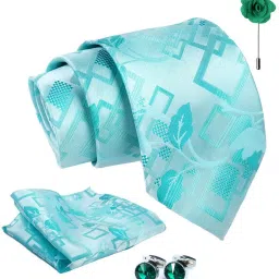 AXLON Silk Cufflink & Tie Pin Set image 3