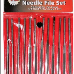 12PC NEEDLE FILE SET FOR METAL , WOOD , PLASTIC FINISHING FILES-ROUND,FLAT,HALF-ROUND,,TRIANGLE & OVAL FOR METAL .-image-15
