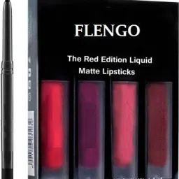 Smudge Proof Makeup Beauty Kajal & The Red Edition Liquid Matte Catsuit Lipstick-29