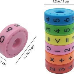 finzatik Magnetic Arithmetic Learning Toy,Magnetic Arithmetic Learning Toy,Colorful image 5