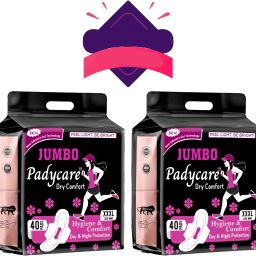 Period Care XXXL Dry Soft Cover 80 pads Sanitary Pad-image-99