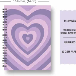 papco Notebooks A5 Diary unruled 144 Pages image 2