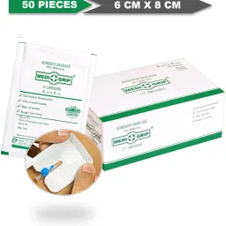 Non Woven I.V. Cannula Fixator Dressing 6 cm x 8 cm (50 Pieces) (With Pad) Films Medical Dressing-image-43