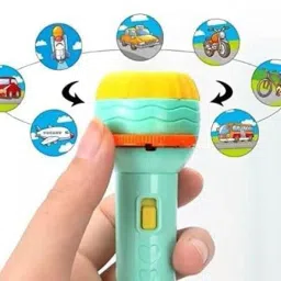 zefra enterprise Mini Slide Projector Flashlight Torch, Kids Projection Light Toy image 3