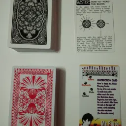(Pack of 2 Deck) 1+ Red, 1+ Black Spy Mr.Fluke & Grand Master Cheating Playing Card Marked Card Magic-image-8