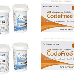 SD BIOSENSOR Codefree Blood Glucose Test Strips 200 Glucometer Strips-39