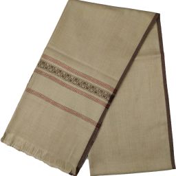 Kashmiri Wool Self Design Men Shawl-picture-15