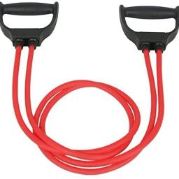 Dual Resistance Exercise Band – Rubber Toning Tube for Full Body Workout Resistance Tube-image-62