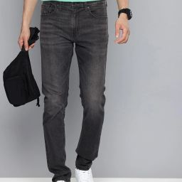 511 Men Slim Mid Rise Black Jeans-image-91