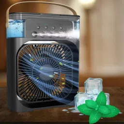 Hauker MINI PORTABEL COOLER WITH WATER SPRAY AND LED LIGHTS Liquid Cooling All in one Cooler-11