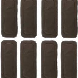 Reusable Baby Cloth Diaper Wet free Inserts Washable Black Nappy (Pack of 8)-picture-17