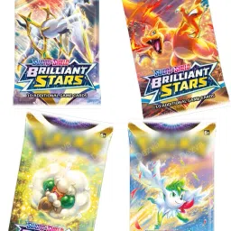 Brilliant Stars Themed Card Booster Set – 4 Packs 32 Cards – Great for Gifting-41