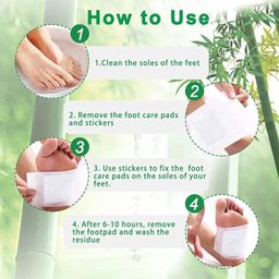maitri enterprise Natural Cleansing Organic Weight Loss Foot PatchesMen/Women(2 Pkt-20 Pads) M80 Nursing Breast Pad-picture-0