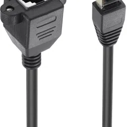 Sancy RJ45 Male to Female Shielded Network Adapter – Screw Lock Extension Cable Lan Adapter-37