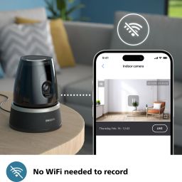 PHILIPS HSP 5500, 3MP, AI-Enhanced, Privacy Shutter, Wi-Fi 360 Degree WiFi CCTV Security Camera image 5