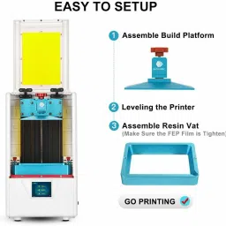 anycubic Photon S UV 3D Printer | Photocuring Ultra Precision | LCD Printer Masking Technology | 2K Screen 405nm Matrix UV Light Z-axis Dual Linear Rail Printing | 3D Printer image 4