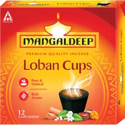 Mangaldeep Loban Dhoop Cup - For Purification of Home (12 cups) - Rs.72 Loban-image-47