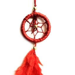 Red Dreamcatcher | Wall Hanging Décor, Dream catcher for Cars | PrintOctopus Wool Dream Catcher-image-20