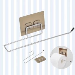 Kitchen Paper Holder Rack Roll Holder For Bathroom Towel Rack Z Stainless Steel Toilet Paper Holder-image-15