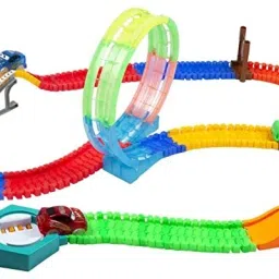 City Adventure Car Track Set (Glows in the Dark) - 250 pieces-24