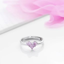 Sterling Silver Rhodium Plated Ring-image-6