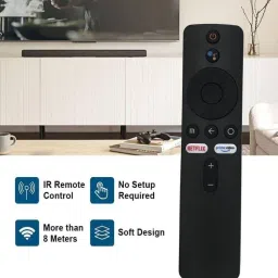 NeroEdge Mi X Pro, X series, Mi 5A Mi Remote Mi tv remote Voice Remote Control Compatible for Remote Control with Netflix & Prime MI Smart TV 4A 32 inch , 43 inch 4A 32 inch 43 inch Remote Controller image 3