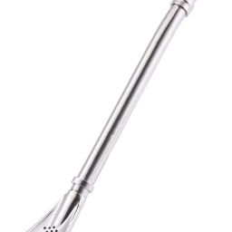 2 in 1 Stainless Steel Drinking Straws Reusable Washable Metal Cocktail Spoons Stainless Steel Tea Spoon Set-image-30