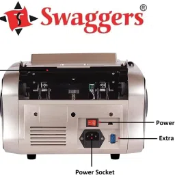 SWAGGERS Heavy Duty Mix Value Note/Money Counting Machine with MG, UV, IR Fake Note Detection Updated for All New and Old Notes for Jewellery Shops, Money Transferes, Banks, Post Offices, Showrooms Note Counting Machine image 5