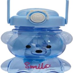 Smile Bear Shaped Water Bottle 1000ml for Kids & Adults 1000 ml Water Bottle-image-88