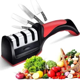 Knife Sharpener with 3 Stages for Ceramic and Steel knifes Knife Sharpening Steel-19