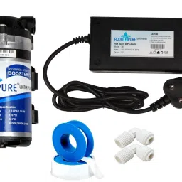 RO Booster Pump/Motor - 100GPD + SMPS Adaptor - 24V DC, 2.5A Suitable for All Types of Water Purifiers Solid Filter Cartridge-23