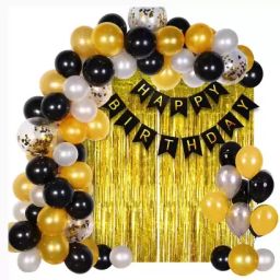 Printed Happy Birthday Decoration kit Combo - 42 Pcs for Birthday Decor-image-35