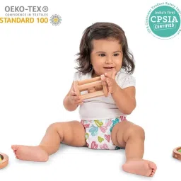superbottoms Basic Pack of 2-2 Certified Soft Fleece Lined Pocket Diapers with 2 Inserts with Snaps (Assorted) image 3