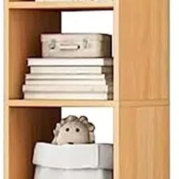 6 Layer Engineered Wood Bookshelf Multipurpose Home Decor Storage Rack Engineered Wood Open Book Shelf-15