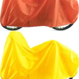 Universal Combo of Orange-Yellow Bicycle Cover Free Size-image-42