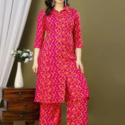 Women Printed Viscose Rayon A-line Kurta-image-34