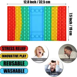 toyporium Pop It Dice Board Game, Big Pop It, Pop it Game image 3