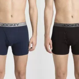 Pack of 2 Solid Men Trunk-image-4