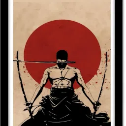 Anime Framed posters for office and room decor - Framed Posters - Anime Wall Frames Paper Print-13