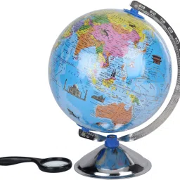 Globe for Kids, MITTAL Educational World Globe with famous Monuments for Kids/Office Globe/Political Globe/Globes for Students Desk and Table Top Political World Globe-image-61