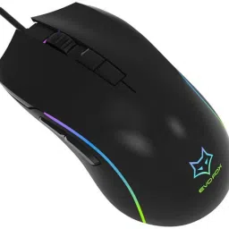 EVOFOX Phantom Pro with 7 Programmable Buttons, 6400 DPI and RGB Lighting Wired Ambidextrous OpticalGaming Mouse-1
