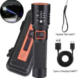 dazzel flex M035 Rechargeable LED Torch: A Powerful and Portable Light Torch image 2