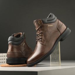 Casual Leather Boots for Men | Genuine Leather Upper | TPR Sole Boots For Men-image-26