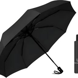 Large Auto Open Close Umbrella Windproof UV Foldable for Men & Women Umbrella-image-44