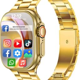 MAYAS C9 Ultra Max Gold Sports Mode Golden Smart Watch for Businessman Music For Men Smartwatch-image-56
