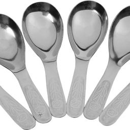 Steel Soup Spoon for table and dining Stainless Steel Soup Spoon, Table Spoon, Cream Spoon Set-18