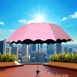 Travel Compact Magic Umbrella 3 Fold Umbrella for Girls, Women_099133 Umbrella-image-113