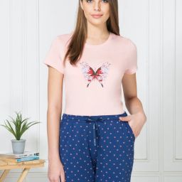 Printed Women Blue Regular Shorts-image-63
