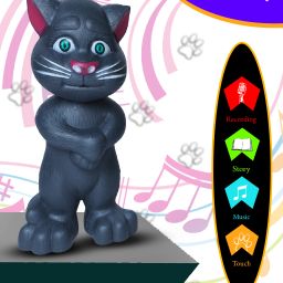 TALKING TOM CAT RECORDING STORY MUSIC TOUCH SENSITIVE TOY-image-57